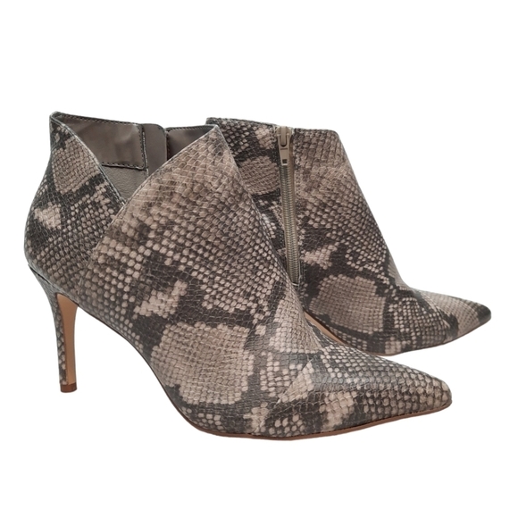 Fergalicious Goldie Bootie Snakeskin Stiletto Heel Size 7.5‎ Women's Shoes - Picture 13 of 13